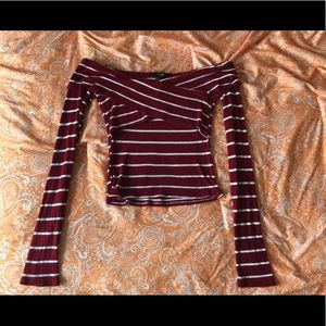 red striped long sleeve